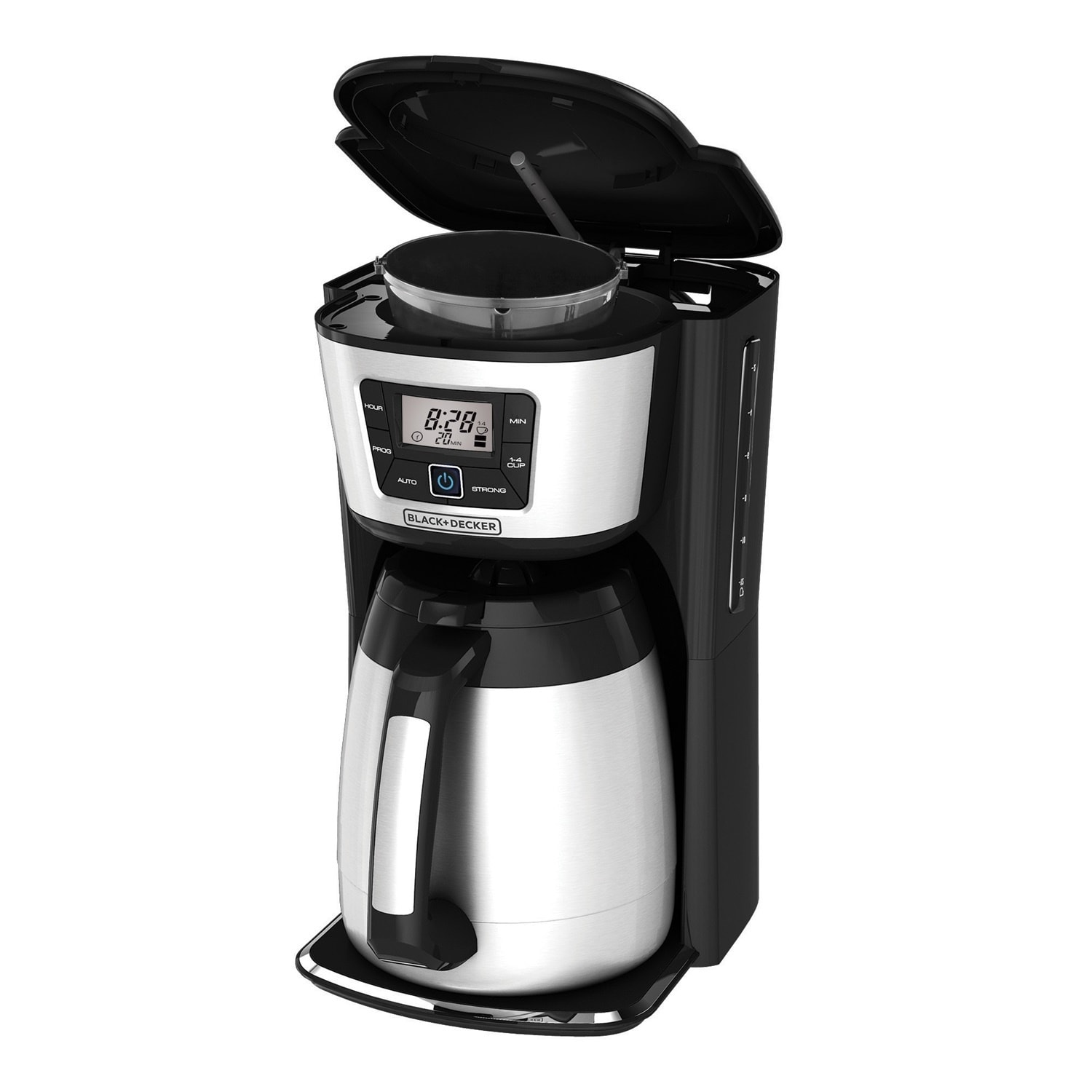 BLACK DECKER 12 Cup Thermal Coffeemaker Black Silver Bed Bath Beyond 36856678